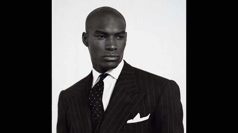 Here is a black man in a $3,000, $4,000 suit