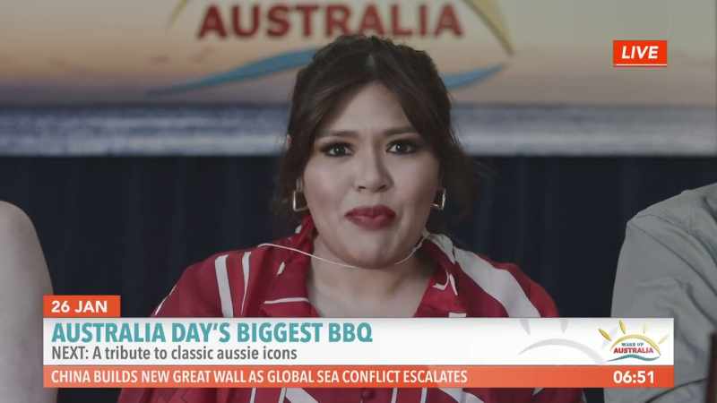 Here we are at Australia Day's biggest barbecue