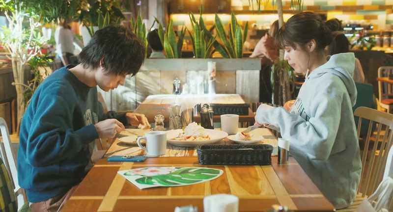 Here we are eating pancakes as if we hadn't just done it
