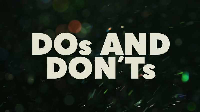 Here are the dos and don'ts for cosmetic products