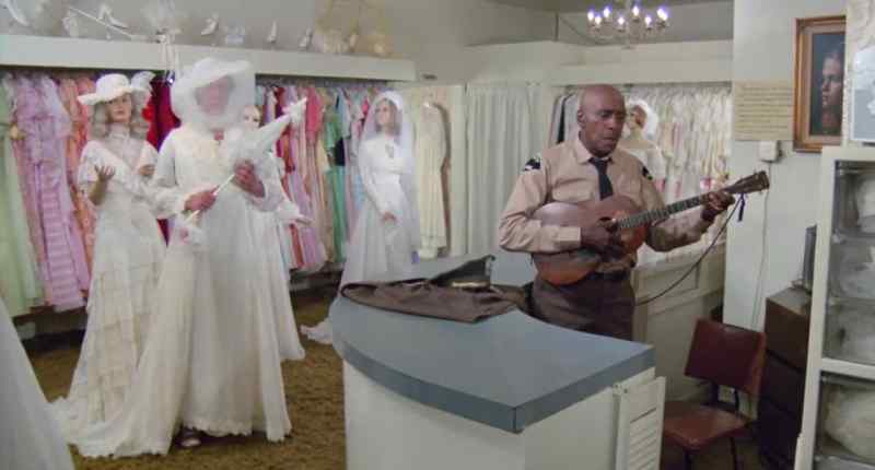 Here comes the bride, don't try to hide hm