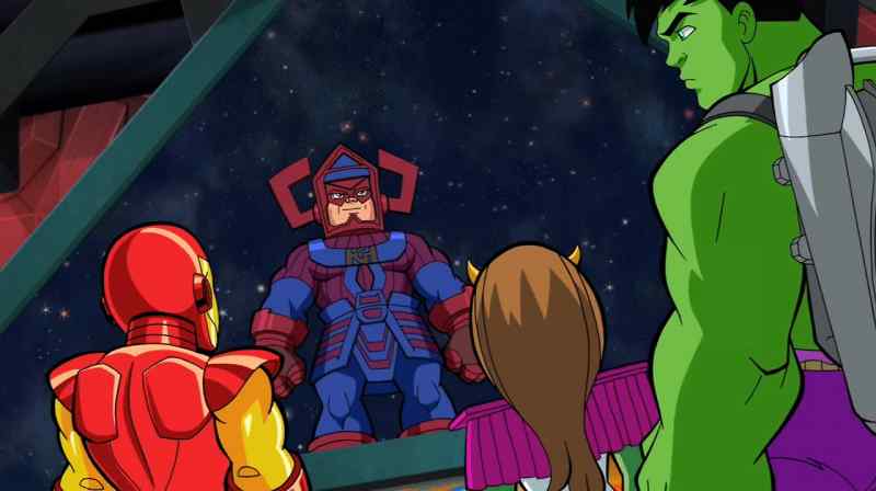 Here comes the Devourer of Worlds, Iron Man