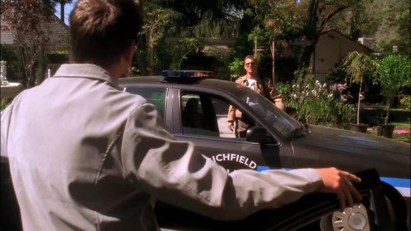 Here to escort us to the city limits, Officer?