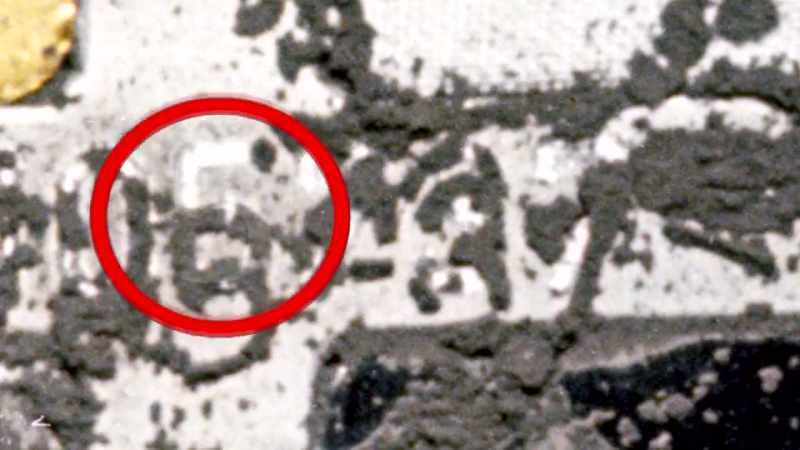 Here, for example, we can see the number 5