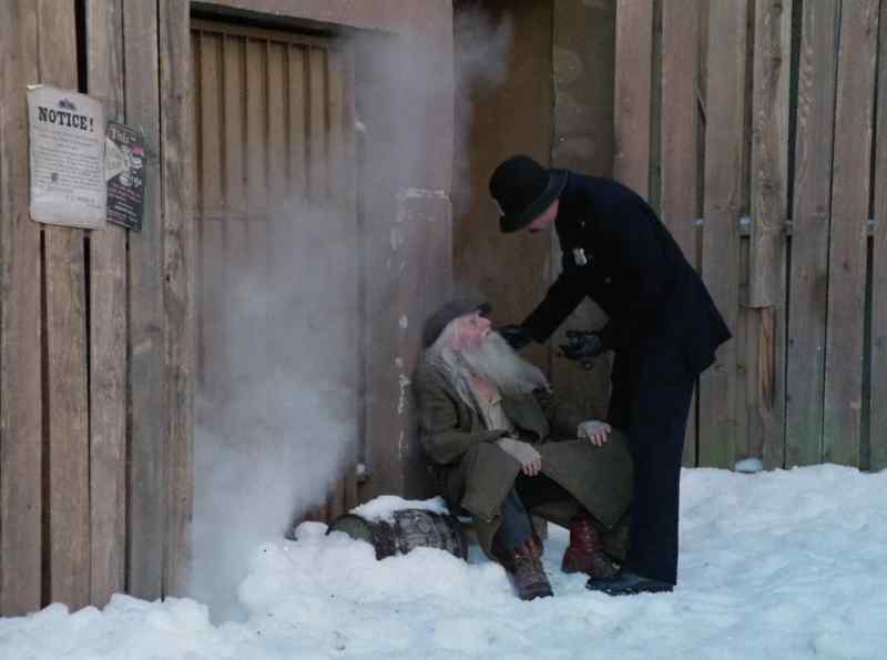 Here we go, old timer, let me give you a hand