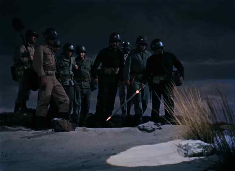 Here! Here we are! We've located 'em! - Lieutenant, set off your charge there!