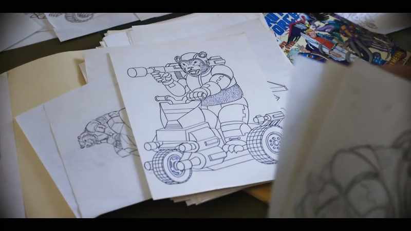 Here he's on some other motorcycle-- -[Scheer] By the way, this is