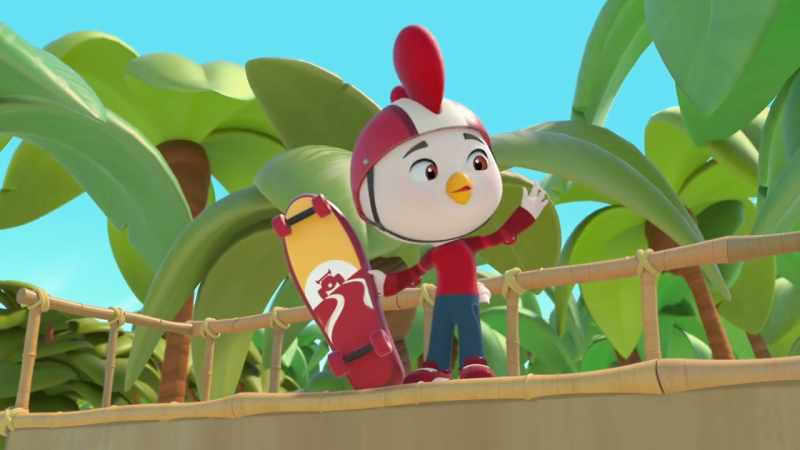 Here I go, rooster-style!
