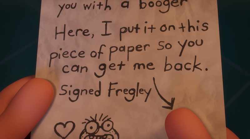 Here, I put it on this piece of paper so you can get me back