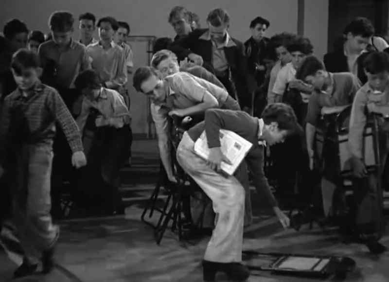 Here, let me help you, gimpy. - No, that's all right. I can do it alone