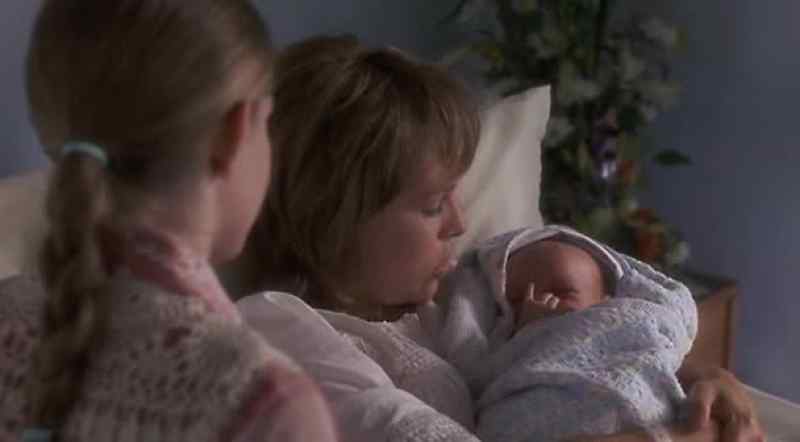 Here, let me hold him. - Okay