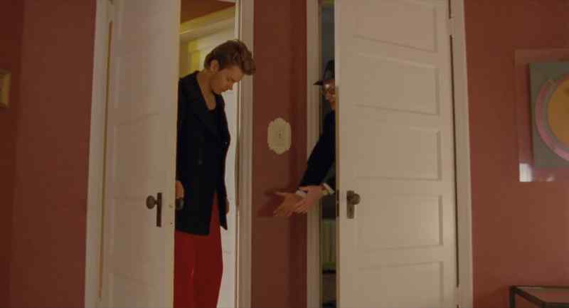 Here. Now, mind the carpet. It's white