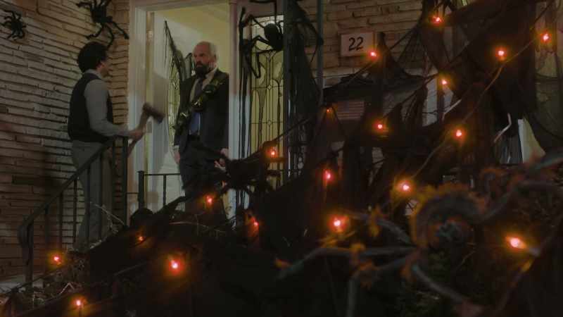 Here. Some miscreant kicked over your scarecrow