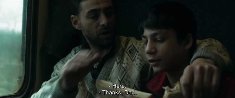 Here. - Thanks, Dad