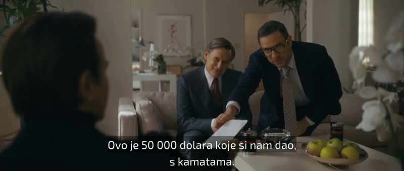 Here is the $50,000 you gave us, with interest