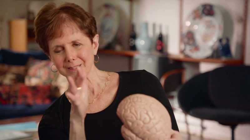 Here is the frontal lobe