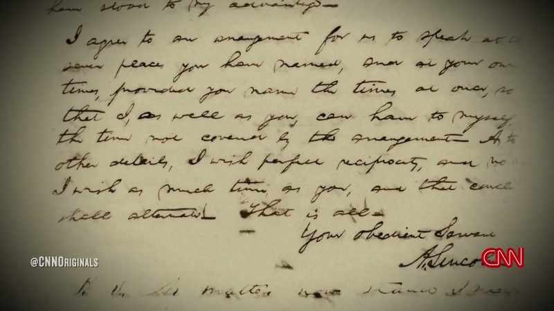 >> HERE WAS A ONE‐TIME CONGRESSMAN, ABRAHAM LINCOLN, HE
