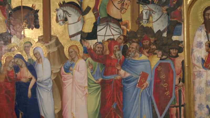 Here we've got a crucifixion scene