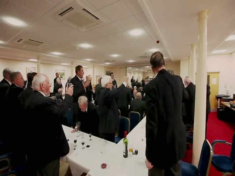 �� Here's a health To our Worshipful Master ♪