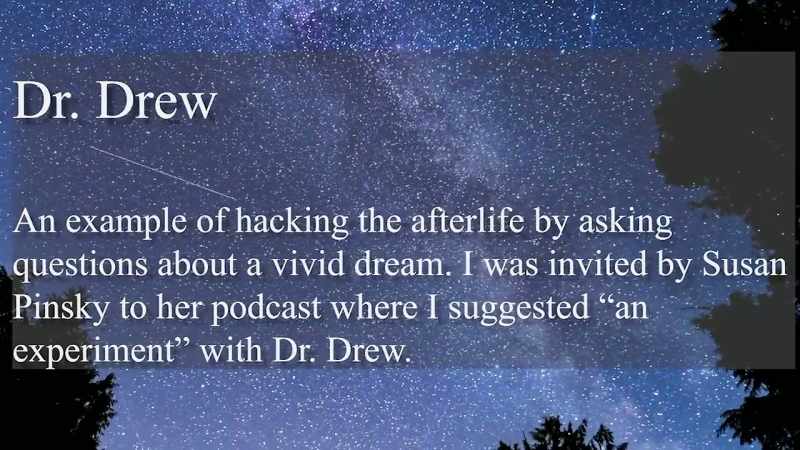>> Here's an example of hacking the afterlife by asking