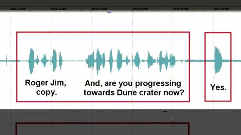 Here's another example where the answer from the astronaut comes too quickly
