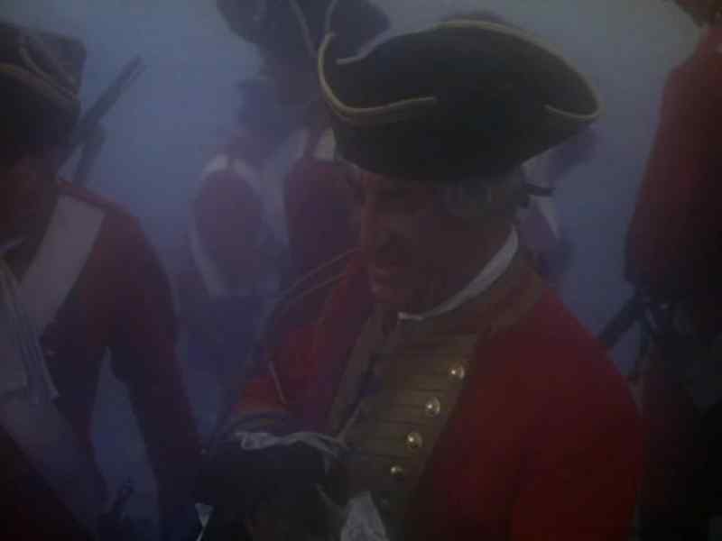 Here's his hat, sir. -A White cockade