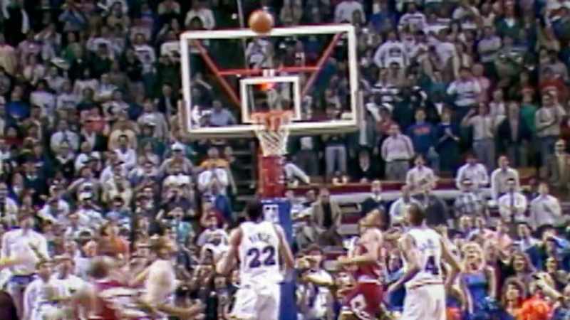Here's Michael at the foul line