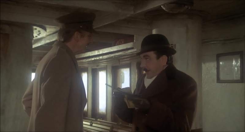 Here's your ticket Monsieur Poirot