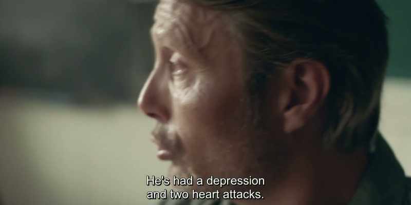 He's had a depression and two heart attacks
