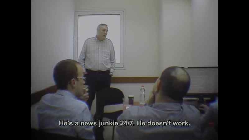 He's a news junkie, 24/7. He doesn't work