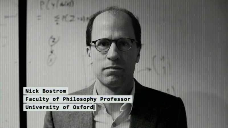 He's a Swedish philosopher who's concerned that