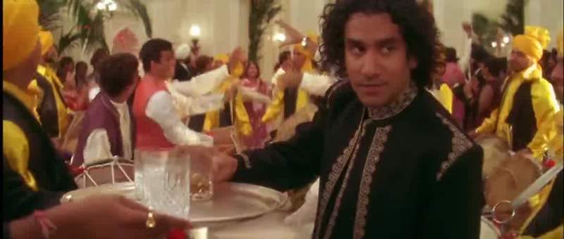 He's about to transform into the Indian MC Hammer