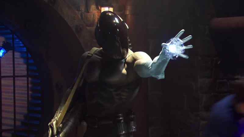 He's absorbing the power