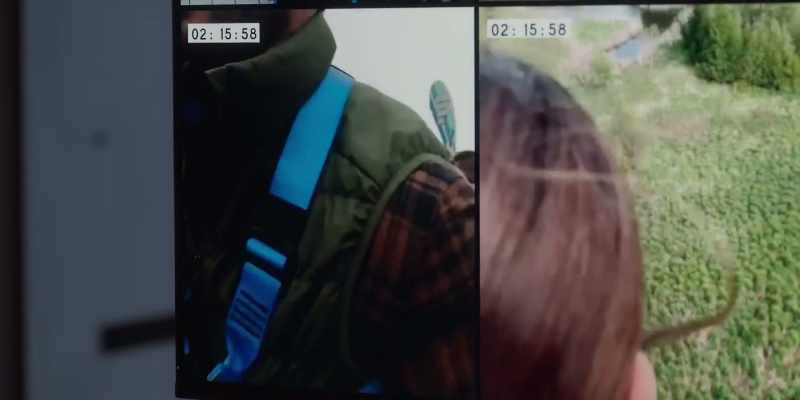 He's already wearing the harness