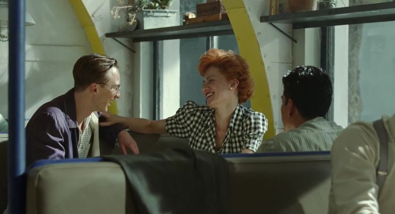 He's always in here, playing chess with the girl