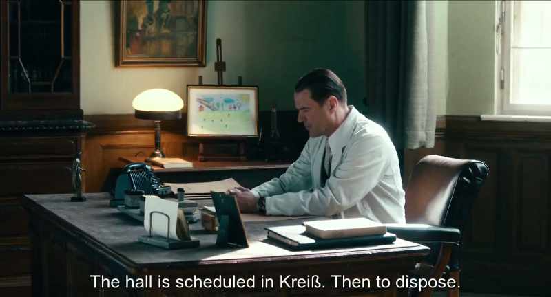 He's at the Kressaal. - Then you make the changes
