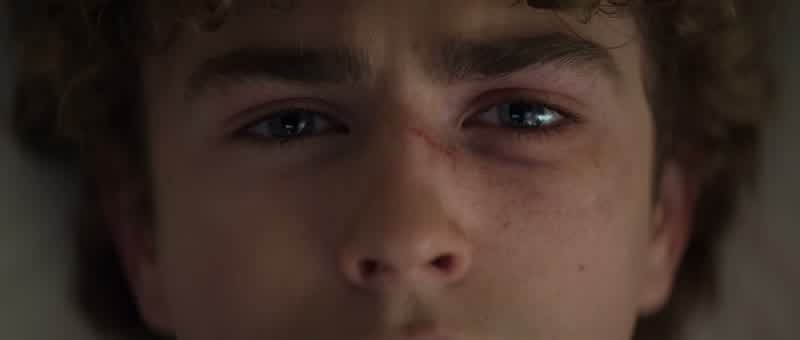 He's awake