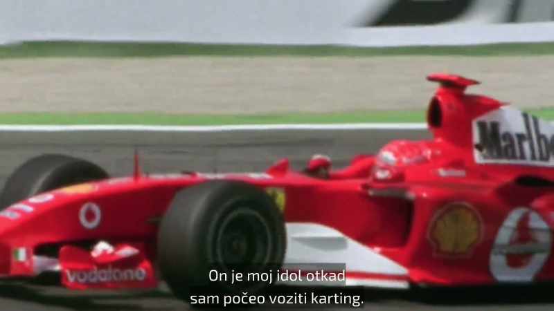 He's been my idol since I started driving go-karts