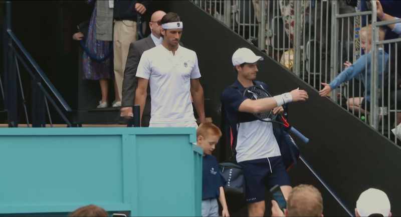 He's been playing unbelievably. Frankly, he could be playing singles