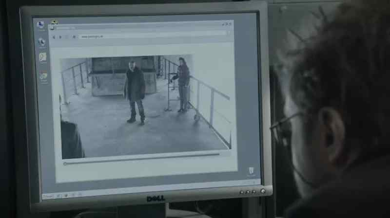He's broadcasting from the bridge. Martin's there