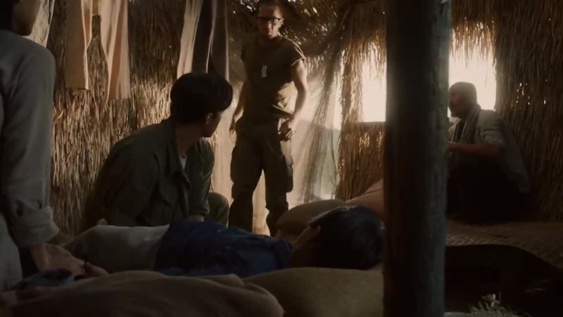He's burning up. His foot's infected