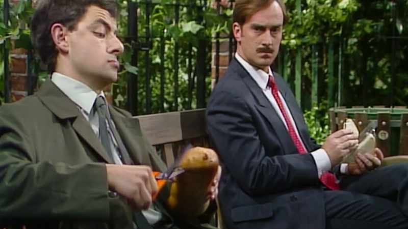 He's constantly taking in, 