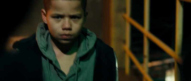 He's crying now? He's crying, go to Mommy?