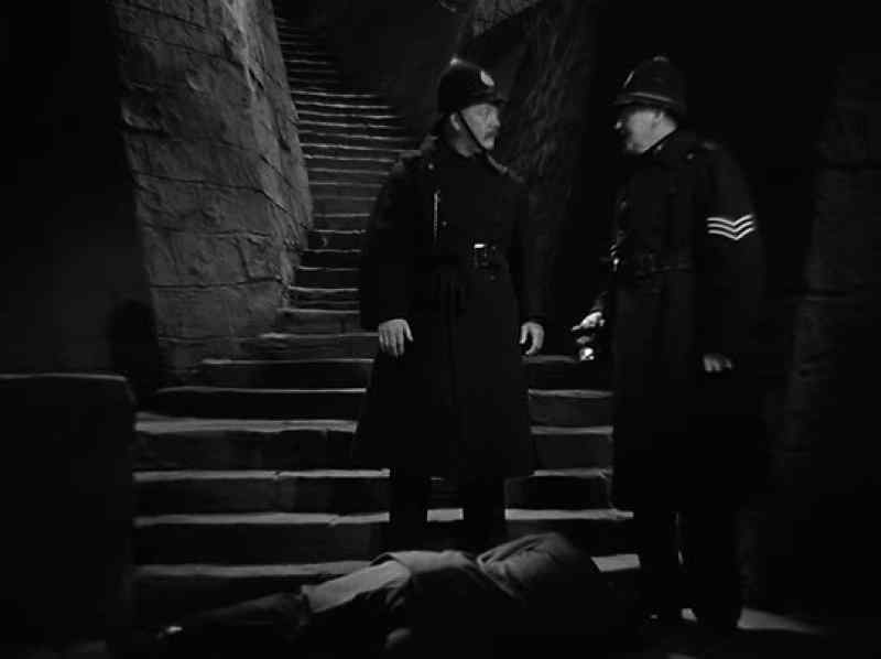 He's dead. His neck's broken. Ohh