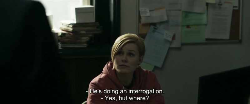 He's doing an interrogation. - Yes, but where?