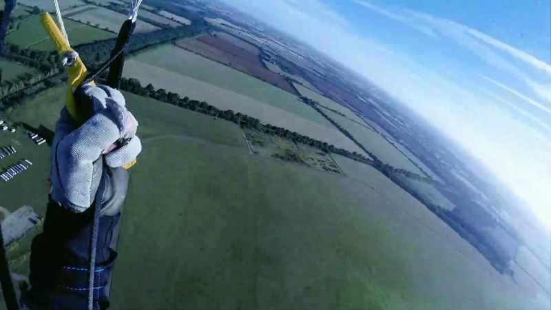 He's done more than 800 skydives