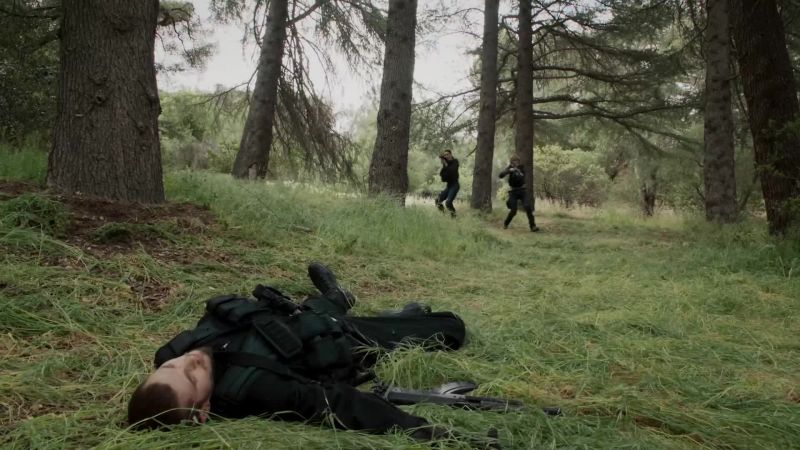 He's down