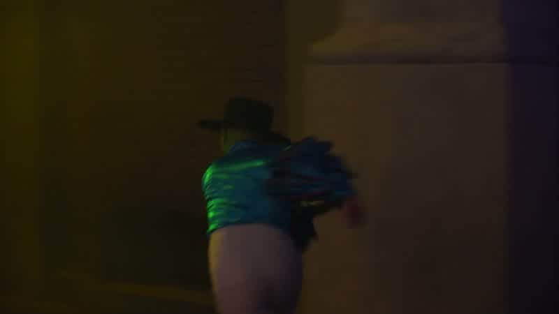 He's down the alley