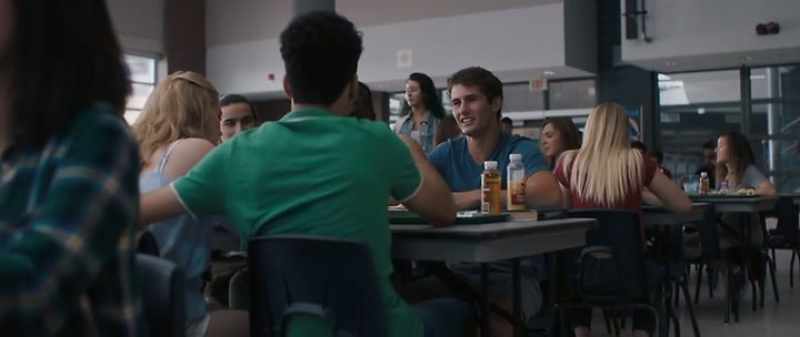 He's flirting with this girl from Monroe