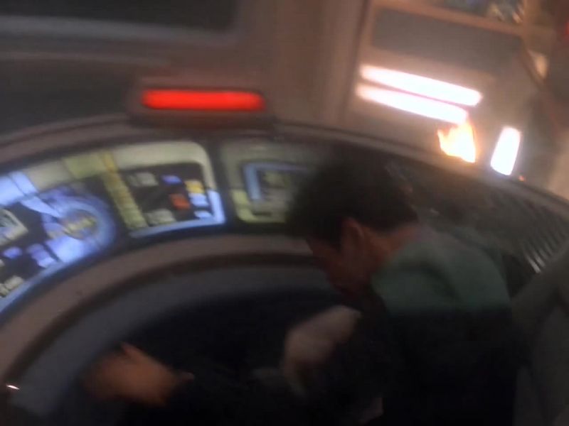 He's gone. l'll take the helm